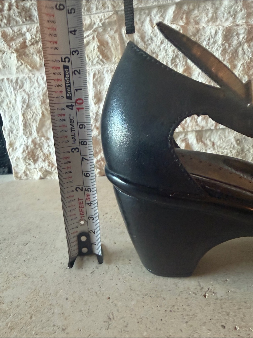 Dansko Black Leather Heels Size 7.5 Timeless - Picture 11 of 11
